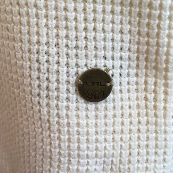 LAUREN JEANS CO WAFFLE KNIT TOP IN CREAM‎ - Picture 4 of 6